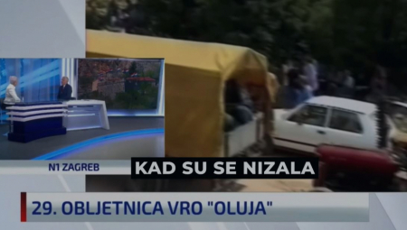 ŠOLAK SIPA SRBIMA SO NA ŽIVU RANU!  Njegov N1 doveo Jadranku Kosor da priča kako je skakala od sreće dok je gledala kolonu srpskih izbeglica!