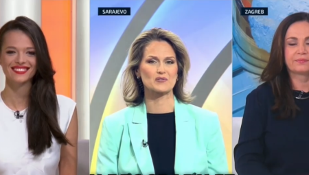 OSMEH U STUDIJU IZ BEOGRADA U EMISIJI U KOJOJ NJENA "KOLEGICA" IZ ZAGREBA HVALI ZLOČIN NAD SRBIMA Sramna scena na Šolakovom mediju (VIDEO)