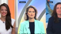 OSMEH U STUDIJU IZ BEOGRADA U EMISIJI U KOJOJ NJENA "KOLEGICA" IZ ZAGREBA HVALI ZLOČIN NAD SRBIMA Sramna scena na Šolakovom mediju (VIDEO)