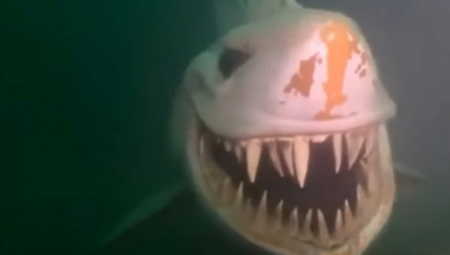 RIBARI RASPORILI UTROBU AJKULE, PA ZANEMELI OD ŠOKA! Mislili smo da je pojela mrežu, ili plastiku, a onda...(FOTO)