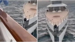 I BOGATI PLAČU! Megajahta Stiva Džobsa u STRAVIČNOM sudaru sa jahtom meksičkog milijardera (VIDEO)