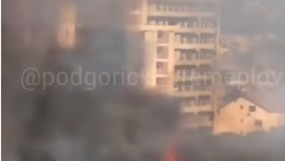 LOKALIZOVAN POŽAR U BARU! Vatroagasci i spasilačke ekipe na terenu, od dima se ništa pred okom ne vidi! (VIDEO)