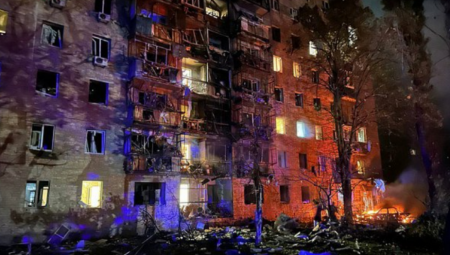 RAKETIRAN KURSK, ODJEKUJU EKSPLOZIJE 5 žrtava napada, stravični snimci sa lica mesta (VIDEO)