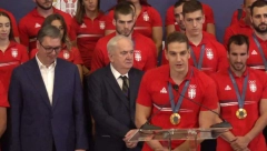 KAPITEN ZLATNIH VATERPOLISTA POSLAO JAKU PORUKU VUČIĆU Hvala predsedniče što ste bili uz nas i kad smo gubili!