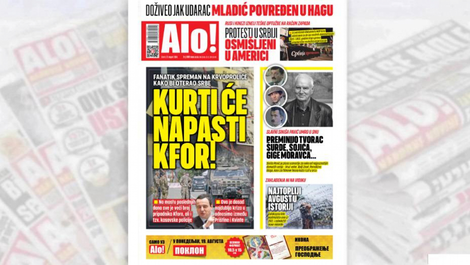 KURTI ĆE NAPASTI KFOR! Fanatik spreman na krvoproliće kako bi oterao Srbe