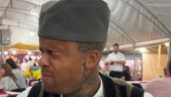 PRVO JE GRICKAO PROJU, A ONDA JE PROBAO SLAVNI SRPSKI SPECIJALITET On obožava našu zemlju, pogledajte kako je reogaovao (VIDEO)