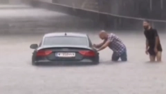 BEČ POD VODOM Snažno nevreme pogodilo Austriju (VIDEO)