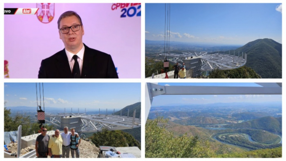 KAD VUČIĆ KAŽE, TAKO I BUDE Pogledajte kako će izgledati veličanstveni "skywalk" na Kablaru, jedini na Balkanu (FOTO)