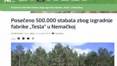 NEMAČKA KRUPNIM KORACIMA GAZI NAPRED Gde su sada suze lažnih ekologa kako se tamo ništa ne kopa niti seče?