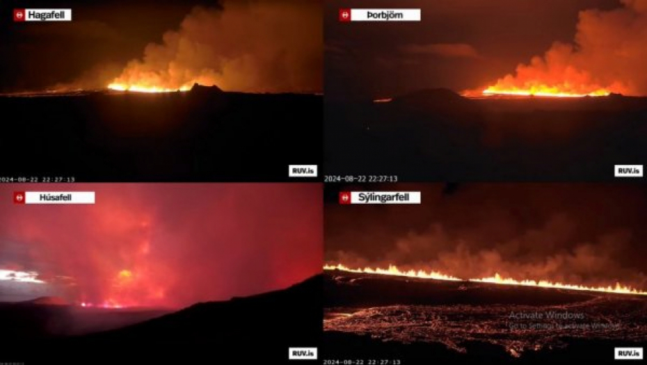 HITNO PROGLAŠENA VANREDNA SITUACIJA Ponovo eruptirao vulkan na Islandu (VIDEO)