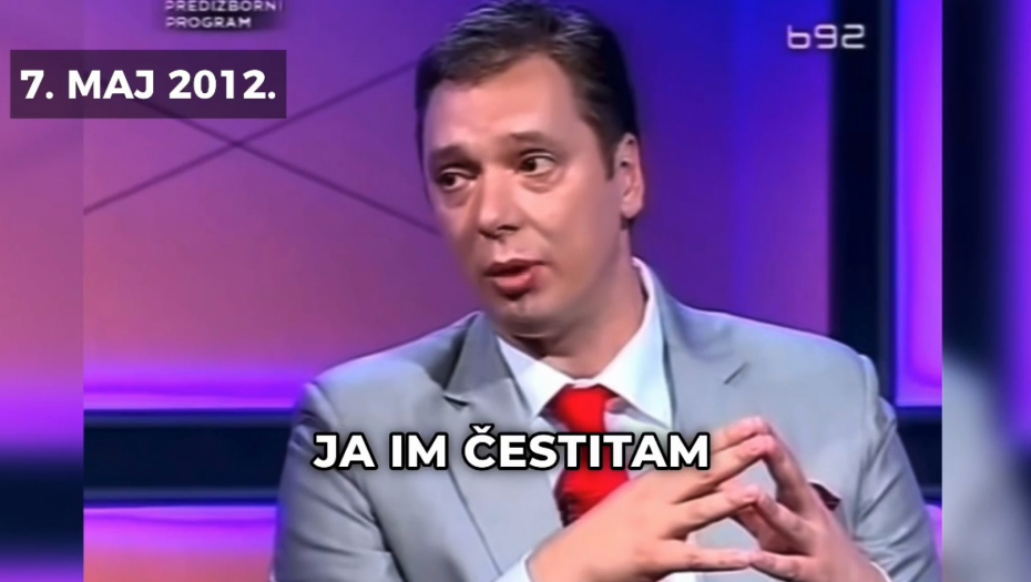 VUČIĆ JE I KAO OPOZICIONAR ČESTITAO PROTIVNICIMA, NIJE POZIVAO NA REVOLUCIJU I UBISTVA Njegov duel sa Đilasom iz 2012. najbolje objašnjava razliku dve politike!
