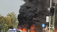 PRVO SE ČUO SUDAR, A ONDA SU AUTOMOBILI EKSPLODIRALI U OGROMNOJ VATRI! Detalji stravične nesreće kod Pančeva