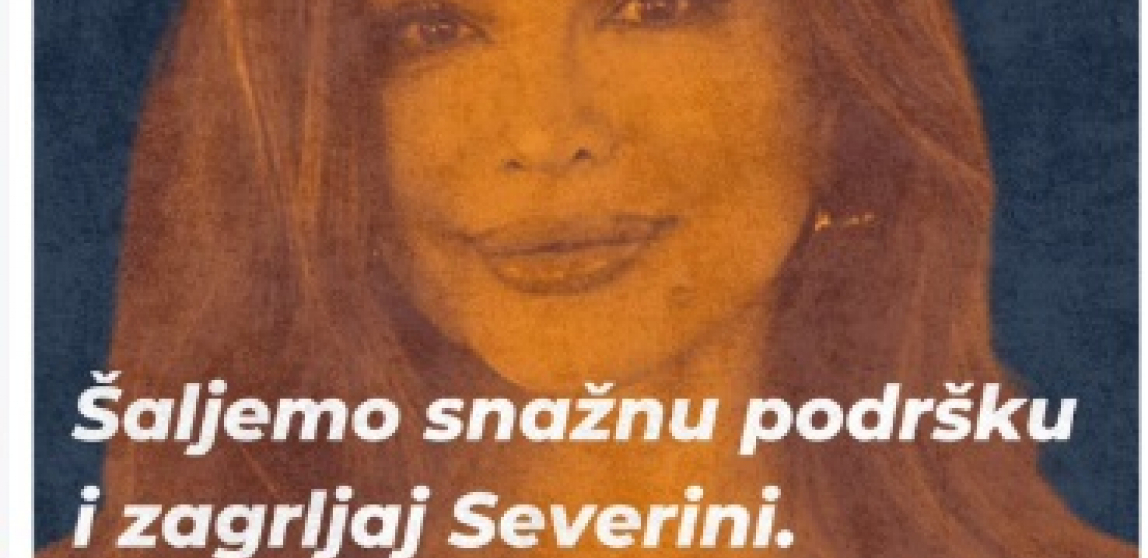 SAMO DA JE PROTIV SRBA I SRBIJE! Podržavaju NATO opoziciju, nezavisno Kosovo i tezu da su Srbi genocidni, sada šalju zagrljaj SEVERINI