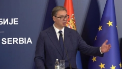VUČIĆ SA AMBASADORIMA Predsednik primio akreditivna pisma petoro novoimenovanih diplomata