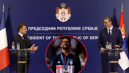 MAKRON ŠOKIRAO PODATKOM O ĐOKOVIĆU Predsednik Francuske izneo detalj o Novakovom zlatu koji je malo ko znao
