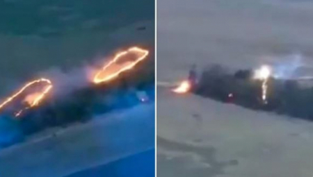 HOROR U UKRAJINI! Dron sipa TEČNI METAL po vojnicima koje se sakrivaju (VIDEO)