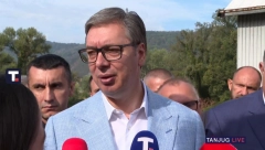 PREDSEDNIK VUČIĆ OBIŠAO RADOVE NA PRELAZU KARAKAJ Ekonomski napredak je SUŠTINA BEZBEDNOSTI ZEMLJE! Investicije u RS biće samo veće