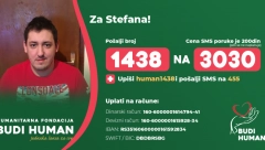 BUDIMO HUMANI! POMOZIMO STEFANU ĐORĐEVIĆU DA PONOVO PROHODA, POŠALJI BROJ 1438 NA 3030!