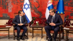 MINISTAR RISTIĆ UČESTVOVAO U AKTIVNOSTIMA  U OKVIRU POSETE PREDSEDNIKA DRŽAVE IZRAEL ISAKA HERCOGA REPUBLICI SRBIJI