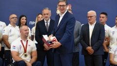 PONOSAN SAM NA SVAKOGA OD VAS Aleksandar Vučić ugostio srpske paraolimpijce i poslao moćnu poruku