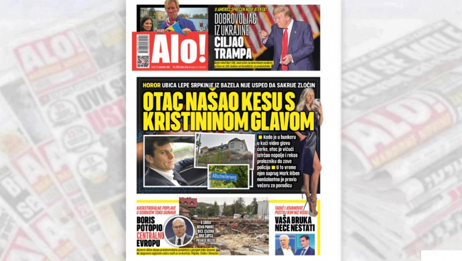 OTAC NAŠAO KESU S KRISTININOM GLAVOM! Ubica lepe Srpkinje iz Bazela nije uspeo da sakrije zločin