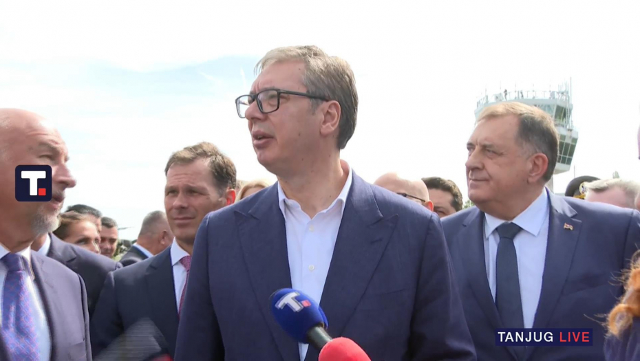 "TOLIKO SAM PONOSAN I SREĆAN KAD VIDIM ŠTA IMAMO U VAZDUHU" Vučić: Sve je ovo Srbija