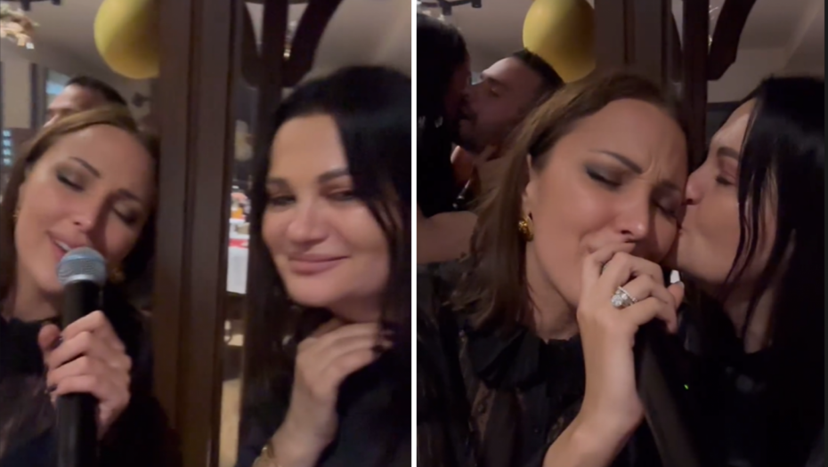 PRIJOVIĆKA PEVA, JANA PLAČE, A SVI GLEDAJU U FILIPA! Isplivao snimak sa privatne proslave, pevačica je ljubi