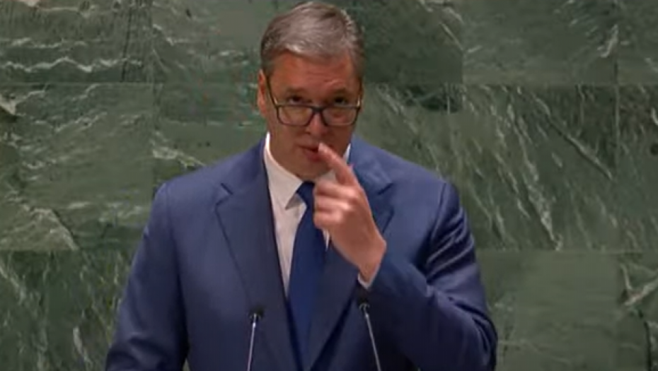 VUČIĆ SE OBRATIO U OKVIRU SAMITA O BUDUĆNOSTI Predsednik Srbije govorio u Njujorku