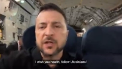 ZELENSKI SE JAVIO IZ AVIONA, NA PUTU KA SAD "Odlučiće se budućnost rata"