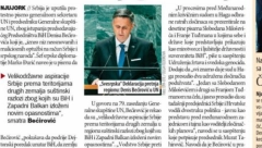 SRAMOTA Novine Dragana Šokaka na sve načine hoće da predstave Srbiju kao agresora na BiH