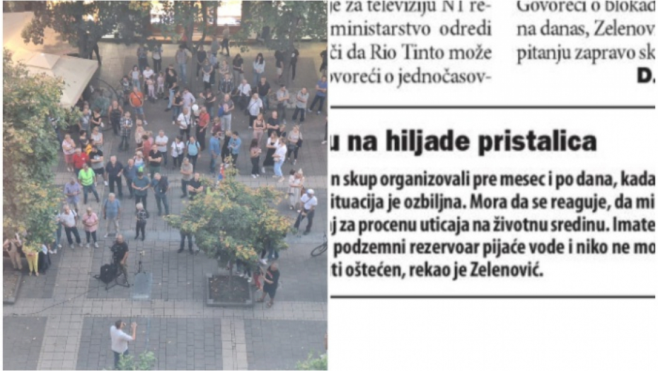 NAROD PROZREO LAŽNE EKOLOGE ZELENOVIĆA, ĆUTU I MILIVOJEVIĆA Niko više ne pada na njihove laži! (FOTO)