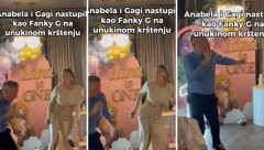 ANABELA I GAGI NAPRAVILI HAOS NA UNUKINOM ROĐENDANU! Nastupili kao Fanky G i razvalili, snimak sa slavlja sve oduševio