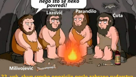 SMEHOTRESNA OPOZICIJA Plan i program Ćute i ekipe za 22. vek - posle zabrane rudarstva ukinuti narodu i vatru!