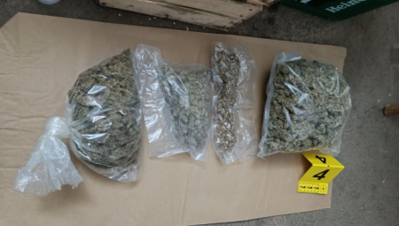 KRIVIČNA PRIJAVA ZA MUŠKARCA IZ RUME ZBOG PROIZVODNJE I PROMETA OPOJNIH DROGA U kući krio marihuanu i rezani duvan