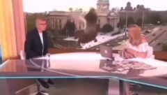 GOLUB U JUTARNJEM PROGRAMU PRVE TELEVIZIJE! Bojana Ristivojević se uplašila, ptica sletela iza nje(VIDEO)