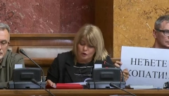 OPOZICIJA NIŽE SKANDALE! Blamiraju se pred narodom: Aleksić i Lazović ometaju Danijelu Nestorović, ne interesuje ih Predlog zakona!