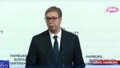 "DOBIĆE ODGOVOR NA LICU MESTA" Predsednik Vučić se obratio iz Hamburga: Vidim da je mnogima u Crnoj Gori Srbija glavni problem (VIDEO)
