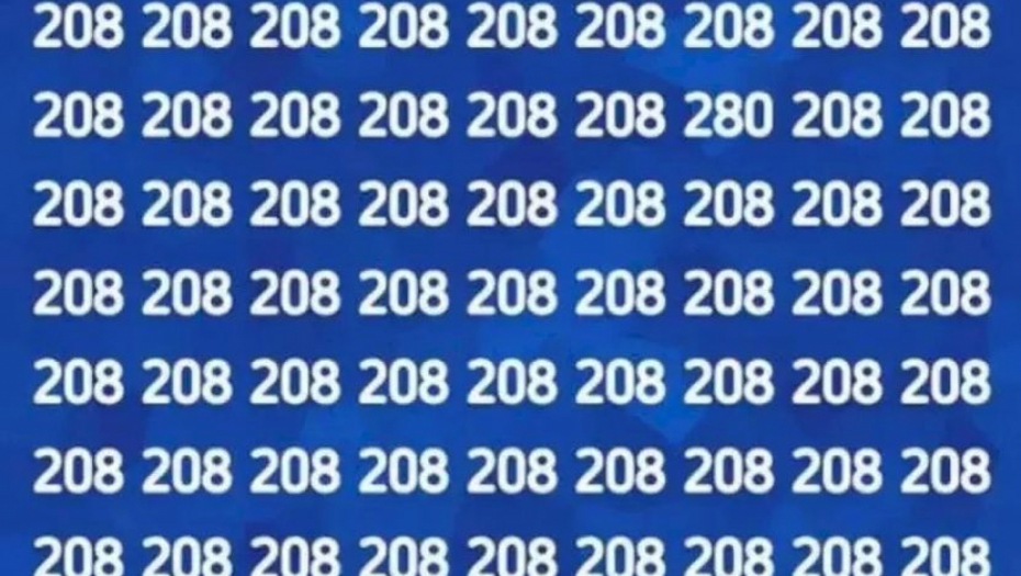 DA LI VAM JE PAMET JAČA STRANA Samo natprosečno inteligentni mogu za manje od 15 sekundi da uoče drugi broj na ovoj slici