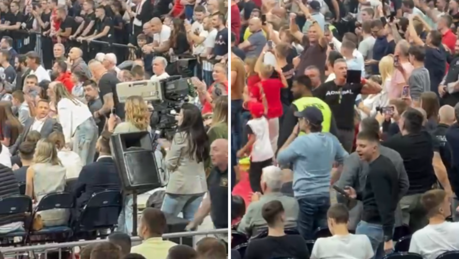 I OVAJ POZNATI PEVAČ PRATIO MEČ CRVENE ZVEZDE! Njega definitivno nije niko očekivao, ustao i skandirao sa navijačima nakon pobede!