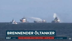 GORI NEMAČKI TANKER NA BALTIČKOM MORU Putnici hitno evakuisani (FOTO)