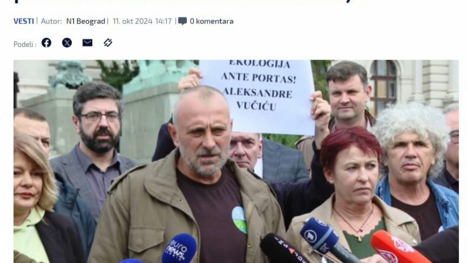ŽELE DA SRBIJA STANE Lažni ekolozi planiraju novo maltretiranje Srbije: Kokanović poziva na blokade!