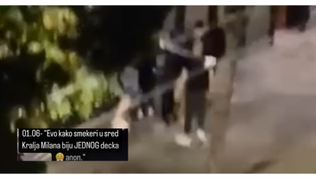 MASOVNA TUČA U CENTRU BEOGRADA Grupa mladića pesničila i šutirala jednog momka