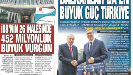 ZLATNO DOBA ODNOSA BEOGRADA I ANKARE Susret Vučića i Erdogana jedna od najvažnijih vesti u Turskoj