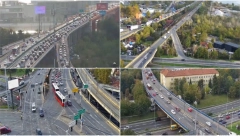 JUTARNJI ŠPIC U BEOGRADU Haos na ulicama od ranog jutra, najgore je na mostovima, otežan saobraćaj i u centru grada (FOTO)