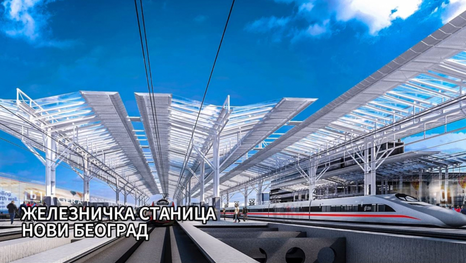 VREDNOST PROJEKTA 138 MILIONA EVRA Evo kako će izgledati nova železnička stanica na Novom Beogradu