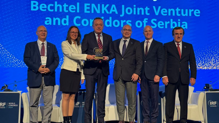 MEĐUNARODNA PUTNA FEDERACIJA (INTERNATIONAL ROAD FEDERATION) NAGRADILA PROJEKAT MORAVSKI KORIDOR U OBLASTI UPRAVLJANJA ZAŠTITOM ŽIVOTNE SREDINE