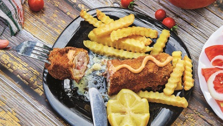 KARAĐORĐEVA ŠNICLA ZA RUČAK KOJI SE PAMTI A jedno je od omiljeniih jela košarkašu Aleksi Avramoviću