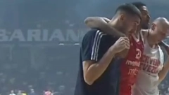UZNEMIRUJUĆE Ovako se povredio Zvezdin centar, noga je samo proklizala (VIDEO)