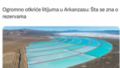 PERVERZIJA ŠOLAKOVIH I ĐILASOVIH MEDIJA! Slave pronalazak litijuma u Arkanzasu, a u Srbiji ruše projekat Jadar! (FOTO)