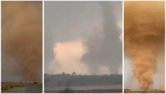 KATASTROFALNO NEVREME, UDARAJU GROMOVI, KIŠA I GRAD Scene kao pred smak sveta u Emiratima, vrlozi se dižu do NEBA (FOTO/VIDEO)